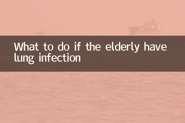 Que faire si les personnes âgées ont une infection pulmonaire