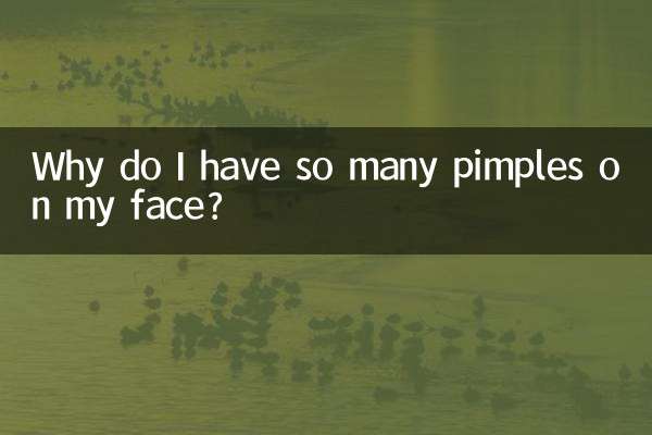 ¿Por qué tengo tantos granos en la cara?