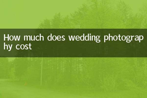 Combien coûte une photographie de mariage