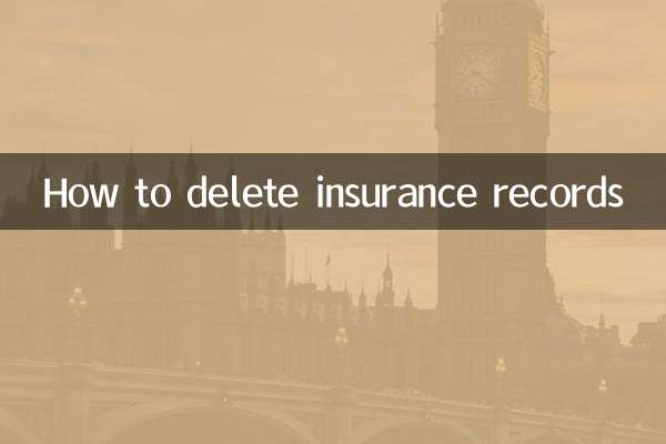 बीमा रिकॉर्ड कैसे हटाएं