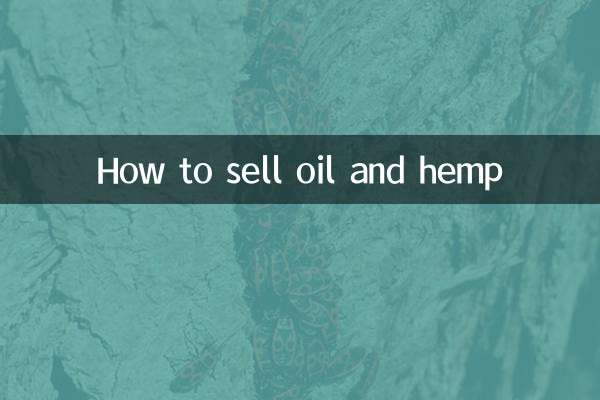 نحوه فروش روغن و کنف