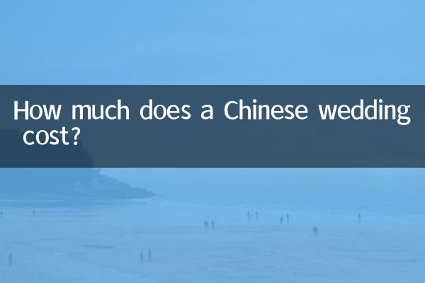 中式婚礼需要多少钱