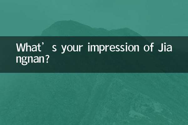 印象江南怎麼樣