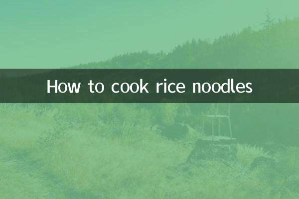 কীভাবে রাইস নুডলস রান্না করবেন