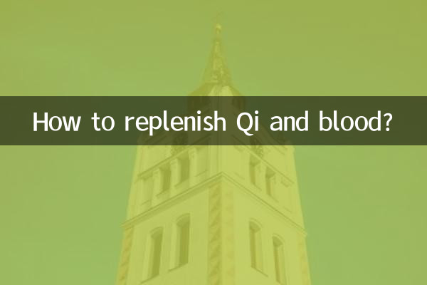 Come ricostituire Qi e sangue?