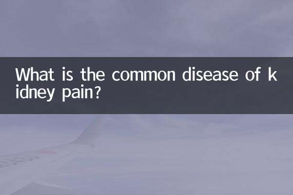 گردے کے درد کی عام بیماری کیا ہے؟