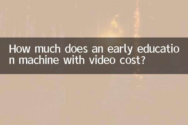 Wie viel kostet ein Frühpädagogikgerät mit Video?