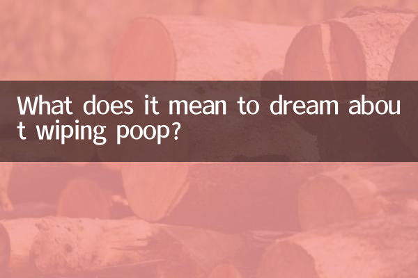 Was bedeutet es, davon zu träumen, Kot aufzuwischen?