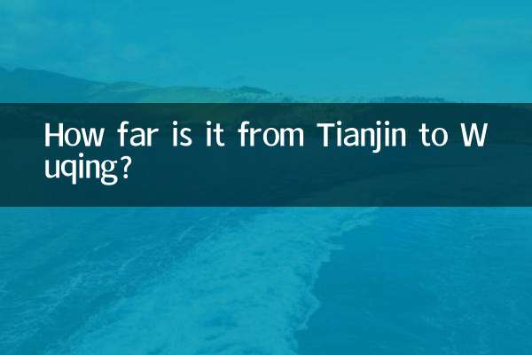 How far is it from Tianjin to Wuqing?