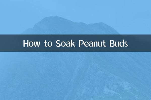 How to Soak Peanut Buds