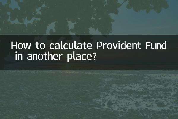 ¿Cómo calcular el Fondo de Previsión en otro lugar?