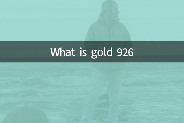 Was ist Gold 926