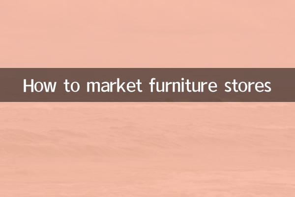 How to market furniture stores