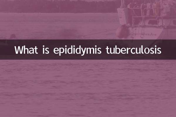 What is epididymis tuberculosis
