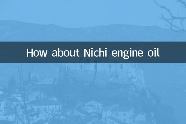 ¿Qué tal el aceite del motor Nichi?