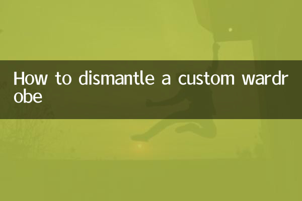 Como desmontar um guarda-roupa personalizado