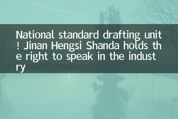 國家標準起草單位!濟南恆思盛大,行業話語權在握
