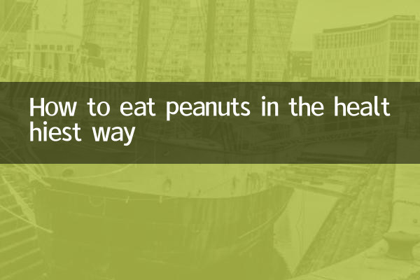 How to eat peanuts in the healthiest way