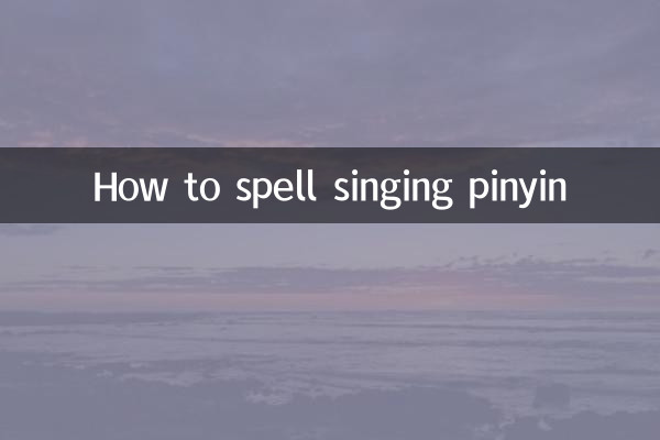 노래하는 병음 철자법