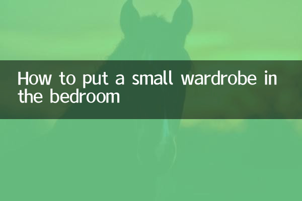 How to put a small wardrobe in the bedroom