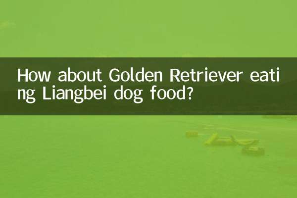 Wie wäre es, wenn ein Golden Retriever Liangbei-Hundefutter isst?