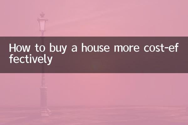 집을 더 저렴하게 구입하는 방법