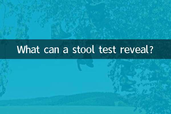 Was kann ein Stuhltest verraten?