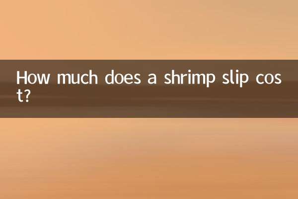 Quanto custa uma tira de camarão?