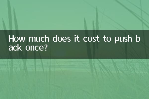 ¿Cuánto cuesta rechazar una vez?