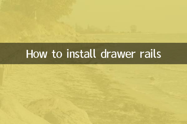 Cómo instalar rieles para cajones