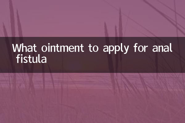 Welche Salbe soll man bei Analfistel anwenden?