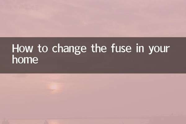 Comment changer le fusible dans votre maison