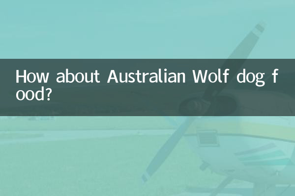 How about Australian Wolf dog food?