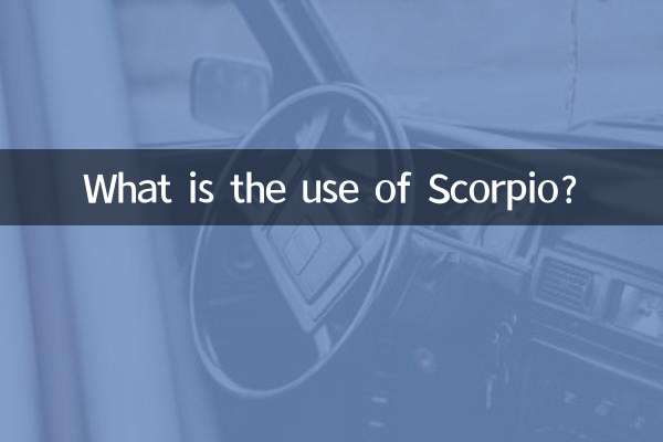 What is the use of Scorpio?