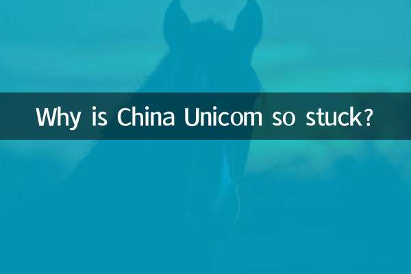 Why is China Unicom so stuck?
