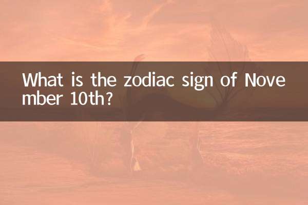 What is the zodiac sign of November 10th?
