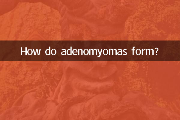 How do adenomyomas form?