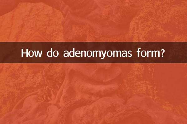 How do adenomyomas form?