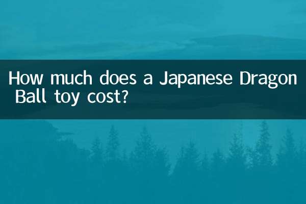 ¿Cuánto cuesta un juguete japonés Dragon Ball?