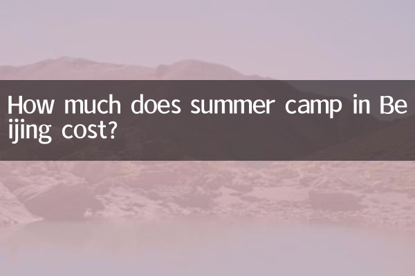 Combien coûte un camp d'été à Pékin ?