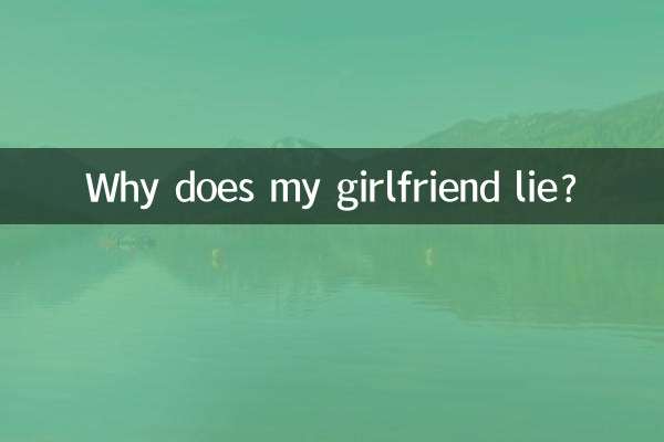 Warum lügt meine Freundin?