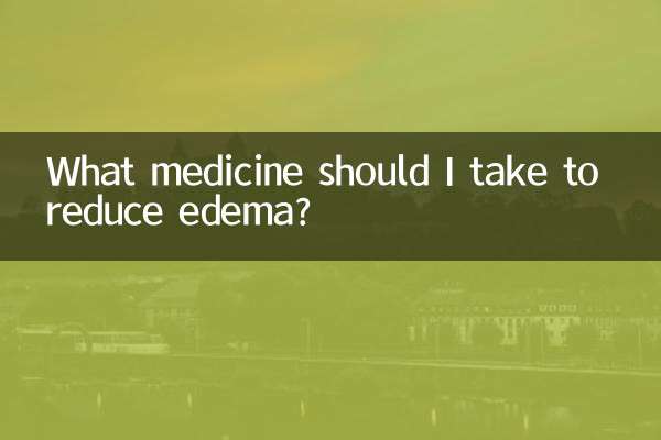 吃什么药消水肿