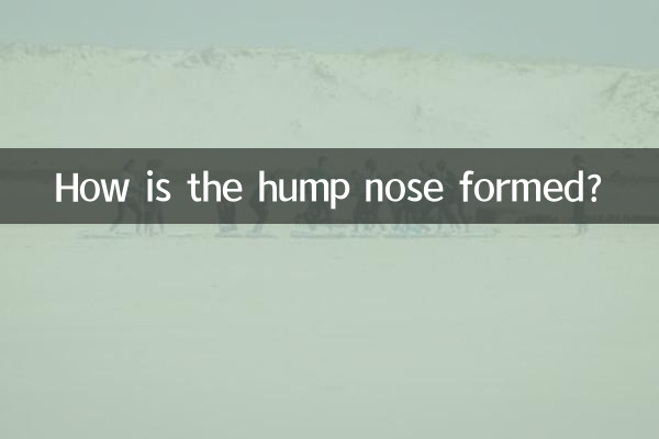 Come si forma il naso a gobba?