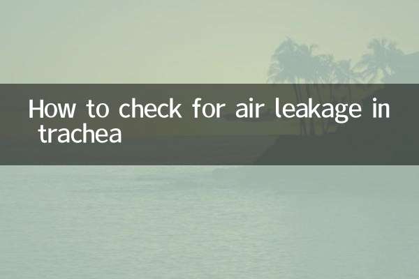 气管漏气怎么检查