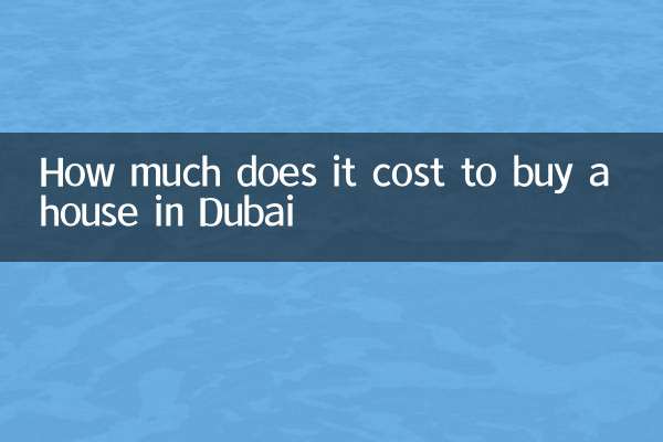 كم يكلف شراء منزل في دبي؟