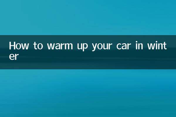 So wärmen Sie Ihr Auto im Winter auf