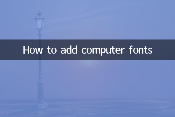কিভাবে কম্পিউটার ফন্ট যোগ করতে হয়