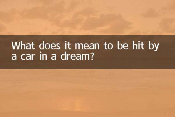 梦里开车撞了什么预兆