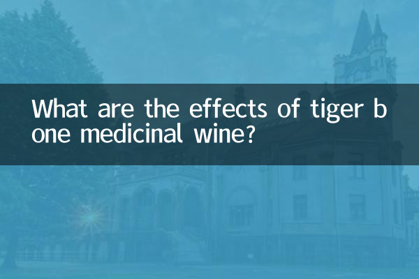 虎骨藥酒有什麼功效