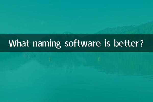 Qual software de nomenclatura é melhor?